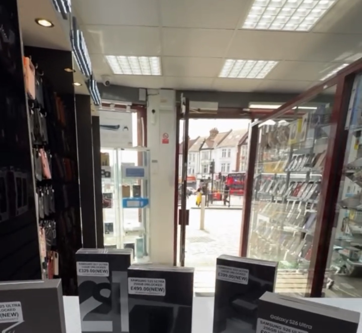 Sealed Samsung Galaxy boxes at Elect Tronex Wembley