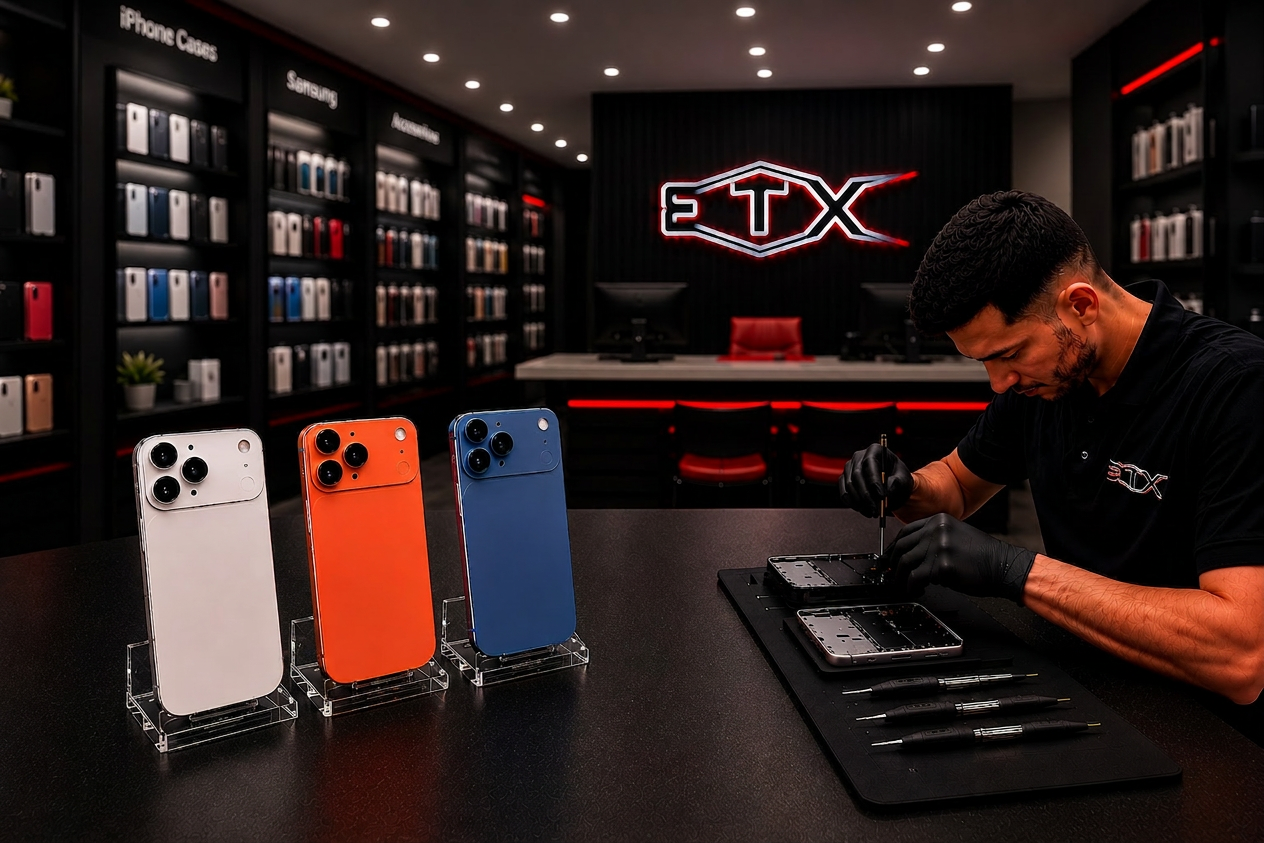 Elect Tronex Wembley phone shop — iPhone and Samsung displays, repairs and accessories